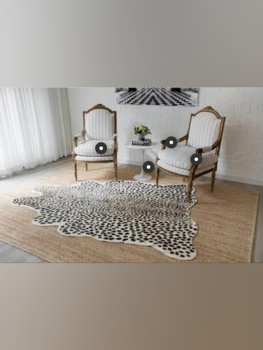 Erin Gates by Momeni Acadia Cheetah Multi Area Rug (Faux Hide)